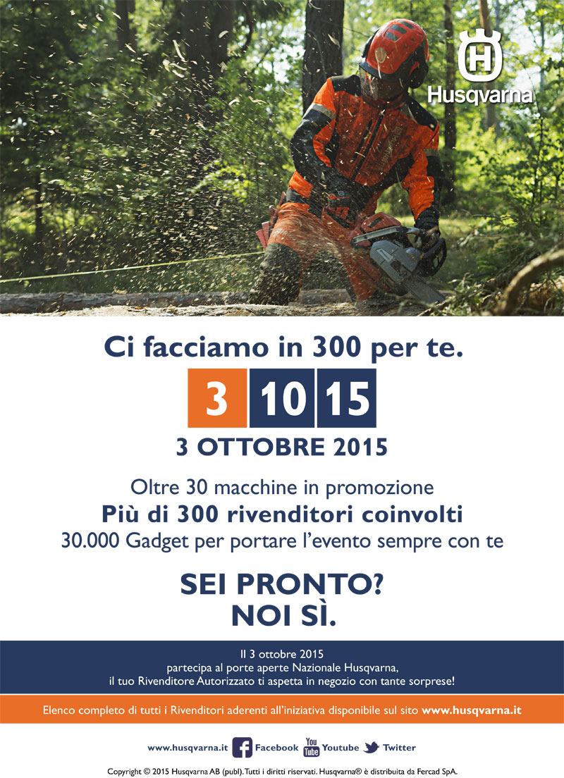 husqvarna porte aperte nazionale