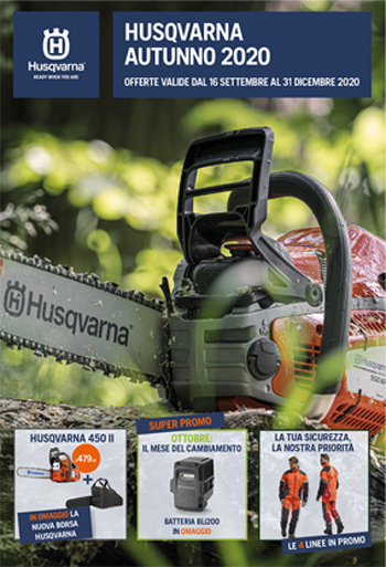 Offerte Husqvarna Autunno 2020   copertina volatino MIN